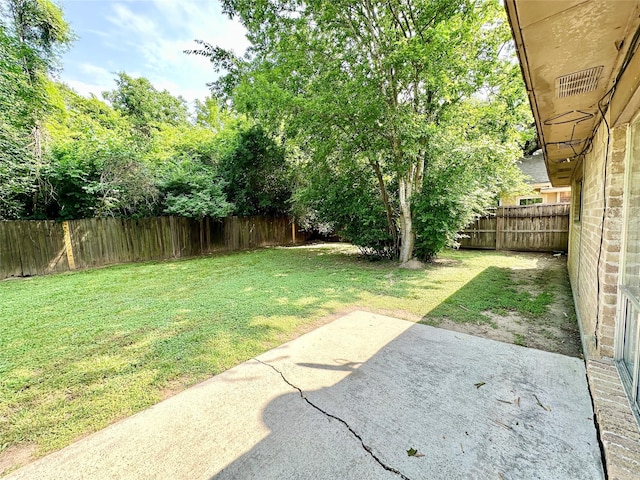 4515 Mossygate Dr, Spring, TX 77373 - view of yard with a patio