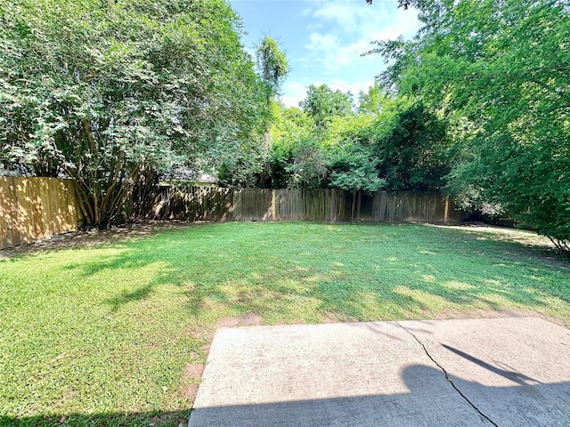 4515 Mossygate Dr, Spring, TX 77373 - view of yard with a patio