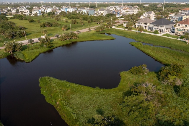 13830 Windlass Cir, Galveston, TX 77554 - aerial view of property and surrounding area featuring a large body of water