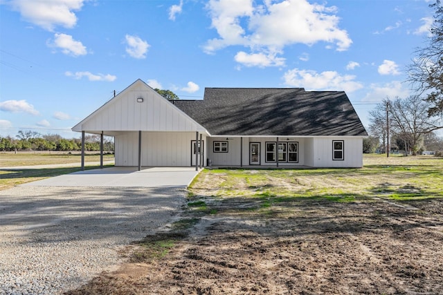 595 Fm 2968, Grapeland, TX 75844 - view of front of house with gravel driveway