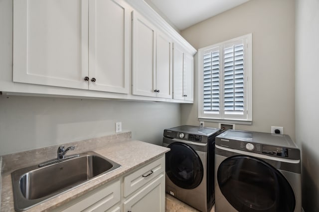 3202 Mid Ln, Houston, TX 77027 - laundry area with cabinet space and washer and dryer