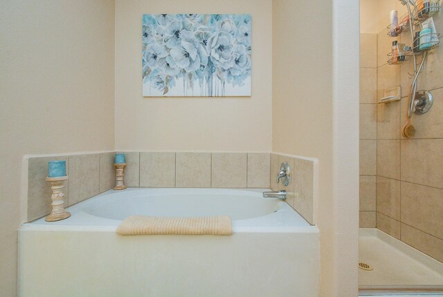 3434 Zephyr Glen Way, Houston, TX 77084 - bathroom with a garden tub and a shower stall