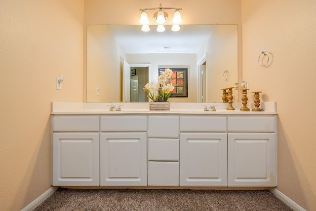 3434 Zephyr Glen Way, Houston, TX 77084 - full bathroom featuring double vanity and baseboards