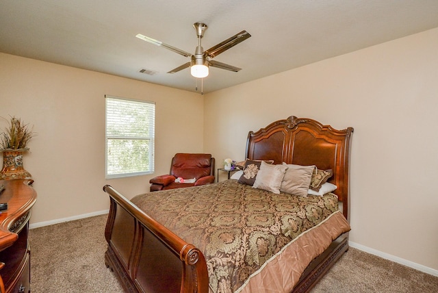 3434 Zephyr Glen Way, Houston, TX 77084 - bedroom with carpet flooring, baseboards, and a ceiling fan