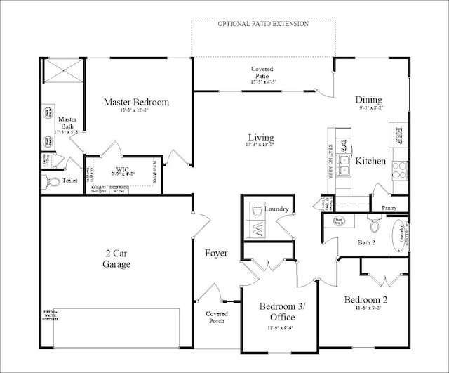 116 Indian Creek Cir, Willis, TX 77378 - property floor plan