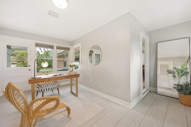 4502 Lido Ln, Houston, TX 77092 - office area with baseboards