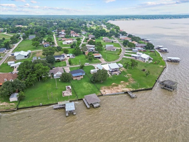 281 Fishermans Bend Dr, Point Blank, TX 77364 - aerial view of property and surrounding area featuring a large body of water