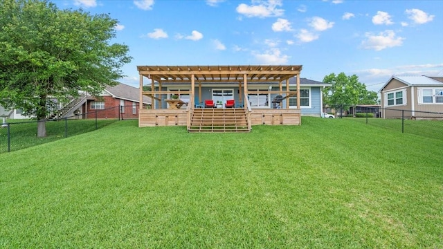 281 Fishermans Bend Dr, Point Blank, TX 77364 - back of property featuring a pergola
