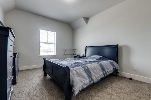 14303 Paseo Marbella Dr, Cypress, TX 77433 - bedroom featuring lofted ceiling, carpet, and baseboards