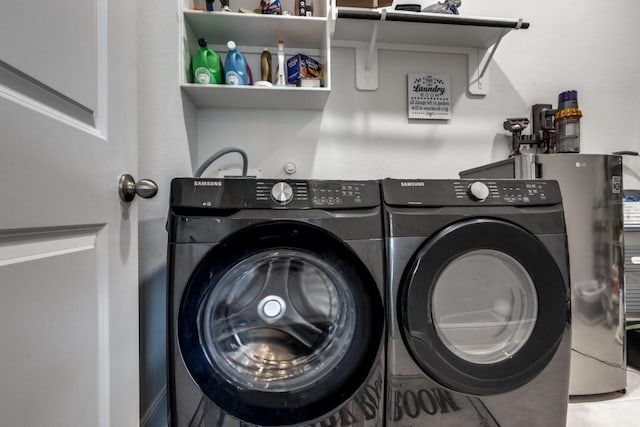 14303 Paseo Marbella Dr, Cypress, TX 77433 - washroom featuring washer and clothes dryer