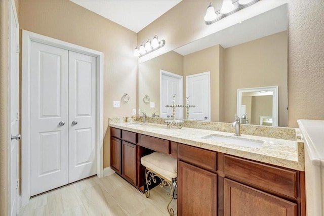 8323 Egret Bay Cir, Baytown, TX 77523 - bathroom with double vanity