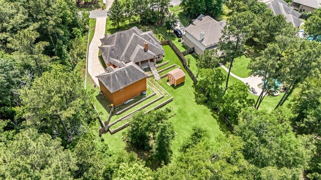 42 Brookefield Cir, Magnolia, TX 77355 - bird's eye view