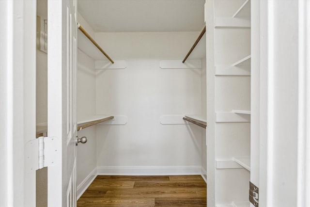 12124 Burdine St, Houston, TX 77035 - walk in closet with wood finished floors