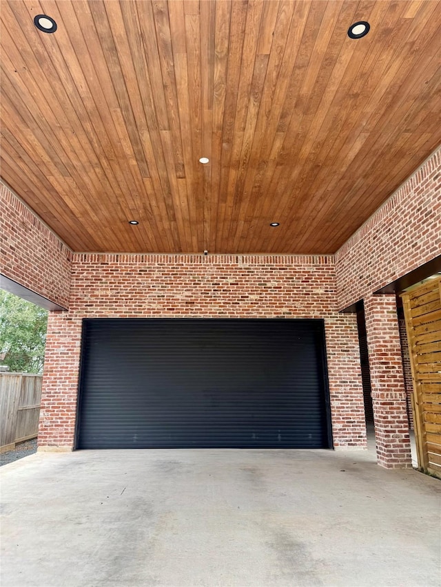 1701 Bayram Dr, Houston, TX 77055 - garage featuring concrete driveway