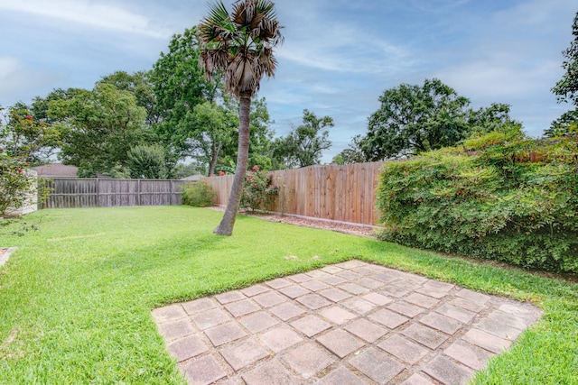 1708 Capstan Rd, Houston, TX 77062 - view of yard with a patio area