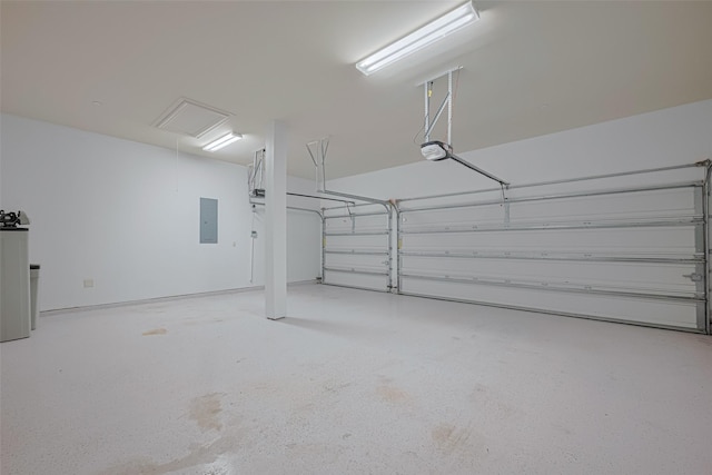 442 Imperial Blvd, Sugar Land, TX 77498 - garage with electric panel and a garage door opener