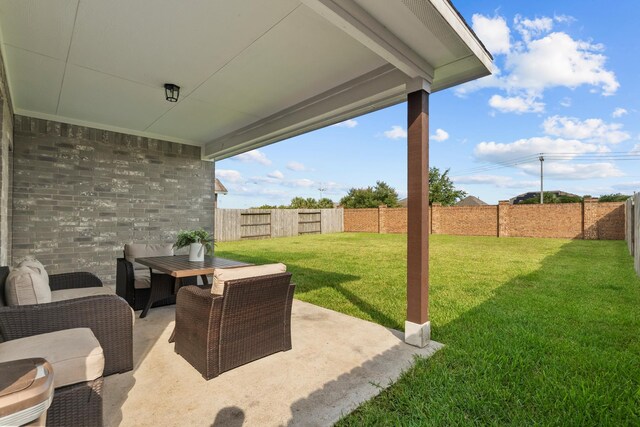 2525 Galley Ridge Dr, La Marque, TX 77568 - view of patio / terrace
