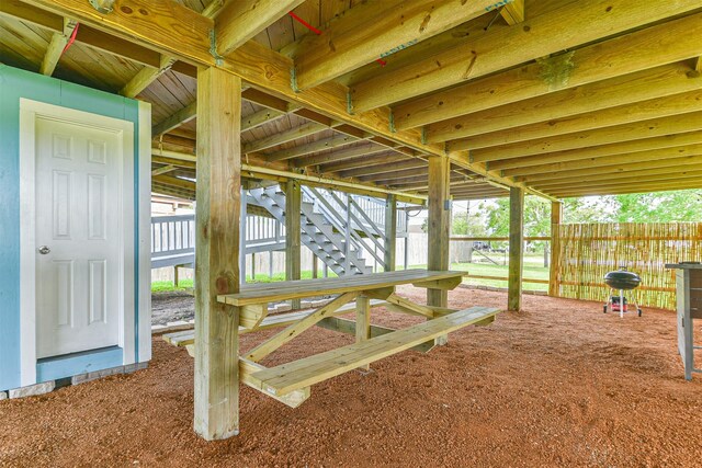 1004 20th St, Dickinson, TX 77539 - view of horse barn