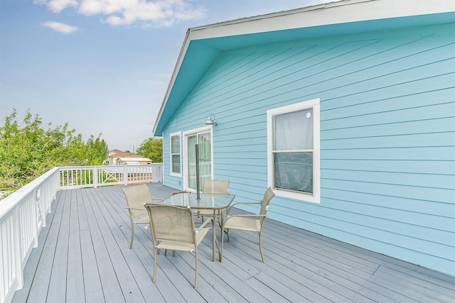 1004 20th St, Dickinson, TX 77539 - deck featuring outdoor dining area