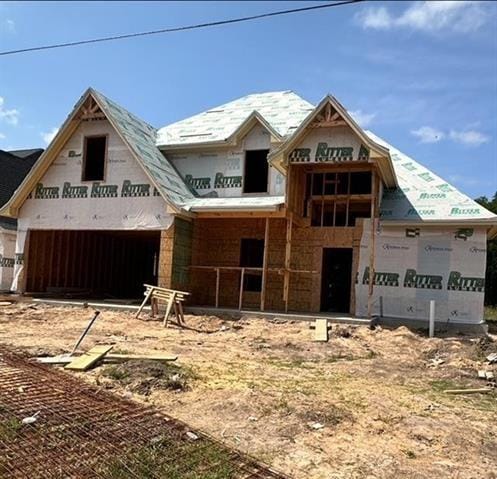 8520 Sana Dr, Beaumont, TX 77713 - property in mid-construction featuring a garage