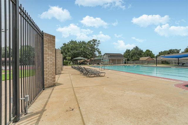 22519 Elkana Deane Ln, Katy, TX 77449 - community pool featuring a patio area