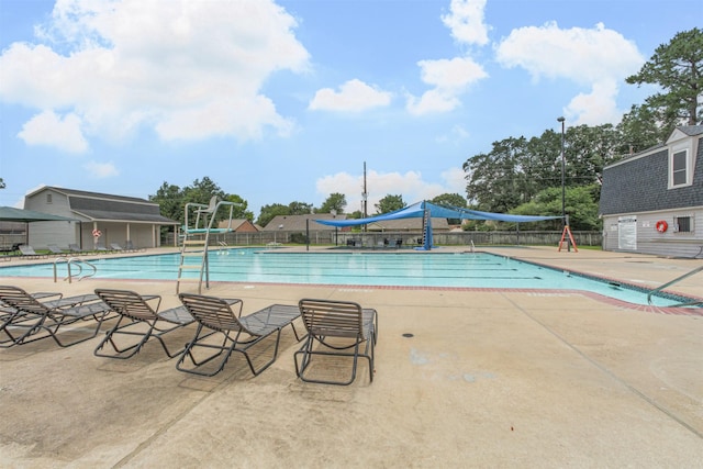 22519 Elkana Deane Ln, Katy, TX 77449 - community pool featuring a patio