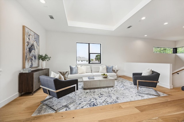 3851 Merrick St, Houston, TX 77025 - living room with baseboards, recessed lighting, and light wood-style flooring