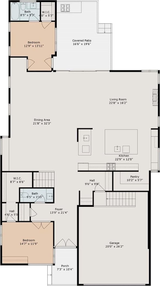 3851 Merrick St, Houston, TX 77025 - room layout
