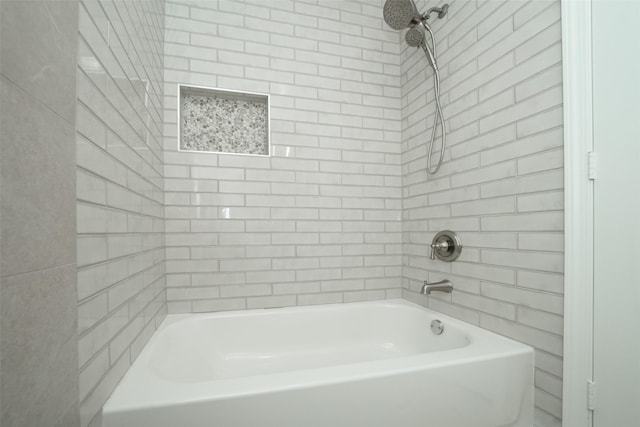 9607 Rumbling Wood Ln, Houston, TX 77086 - bathroom with shower / tub combination