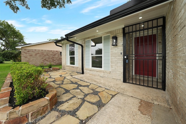 9607 Rumbling Wood Ln, Houston, TX 77086 - entrance to property featuring brick siding
