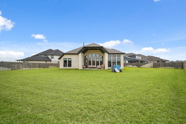 19002 Valentine Padlock Cir, Tomball, TX 77377 - rear view of property with stucco siding