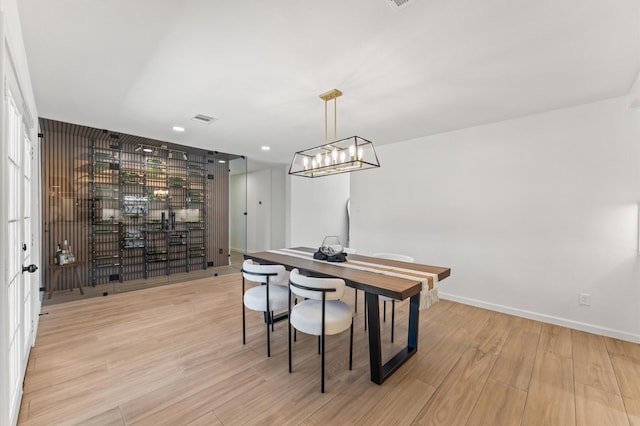 322 N Wilcrest Dr, Houston, TX 77079 - office area with light wood-type flooring, baseboards, and recessed lighting