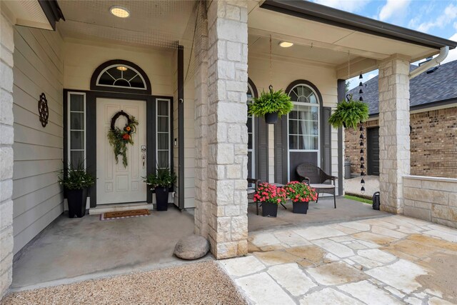 312 Fox Xing, Burnet, TX 78611 - property entrance with a porch