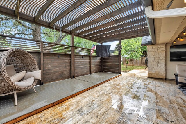 312 Fox Xing, Burnet, TX 78611 - view of deck