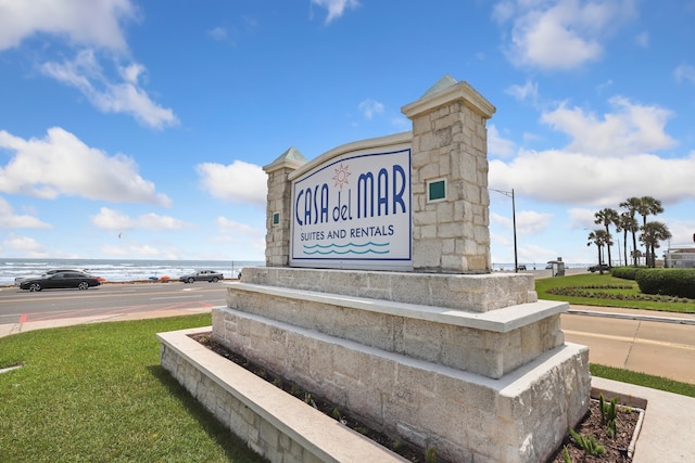 6102 Seawall Blvd Unit 260, Galveston, TX 77551 - community / neighborhood sign featuring a water view