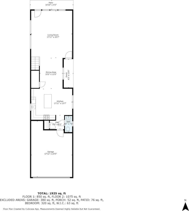 5238 Larkin St, Houston, TX 77007 - floor plan / room layout