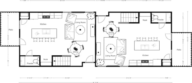 2475 Carmel St A/B, Unit A/B Houston, TX 77091 - property floor plan