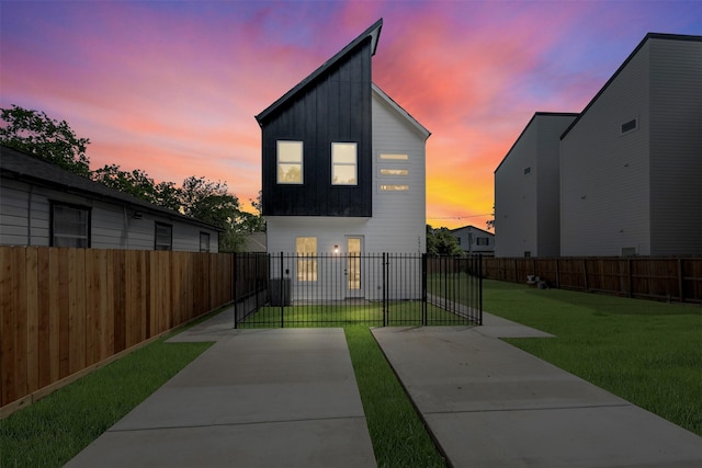 2475 Carmel St A/B, Unit A/B Houston, TX 77091 - view of front of home featuring a patio and board and batten siding