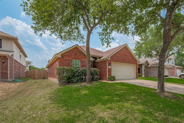 18019 Iris Edge Way, Cypress, TX 77429 - view of front facade featuring brick siding, driveway, and a garage