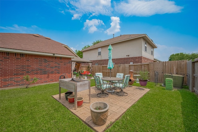 18019 Iris Edge Way, Cypress, TX 77429 - view of patio / terrace with a gazebo