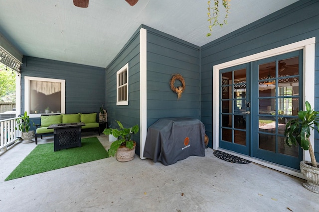 2474 Ripplewood Ct, Conroe, TX 77384 - view of patio with outdoor lounge area