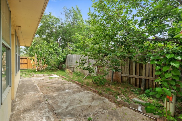 11818 Guadalupe River Dr, Houston, TX 77067 - fenced backyard with a patio area