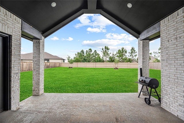 21511 Blue Porterweed Trl, Cypress, TX 77433 - view of yard featuring a patio