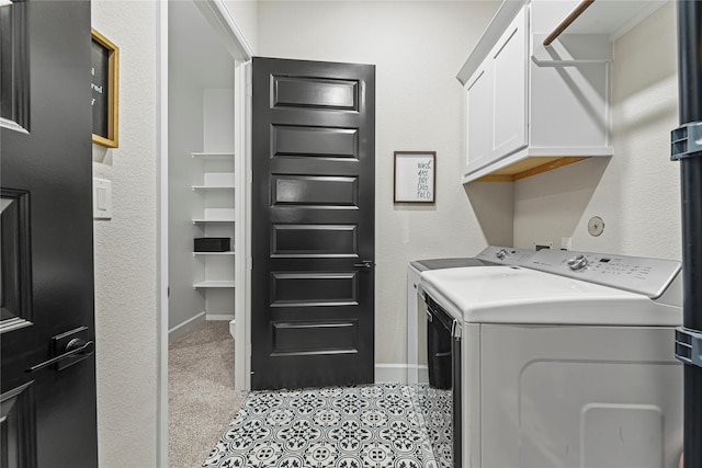 21511 Blue Porterweed Trl, Cypress, TX 77433 - washroom featuring cabinet space and washer and clothes dryer