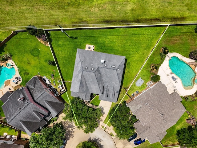 10522 Kirkwell Manor Ct, Spring, TX 77379 - view of property location with a pool area and property boundaries highlighted