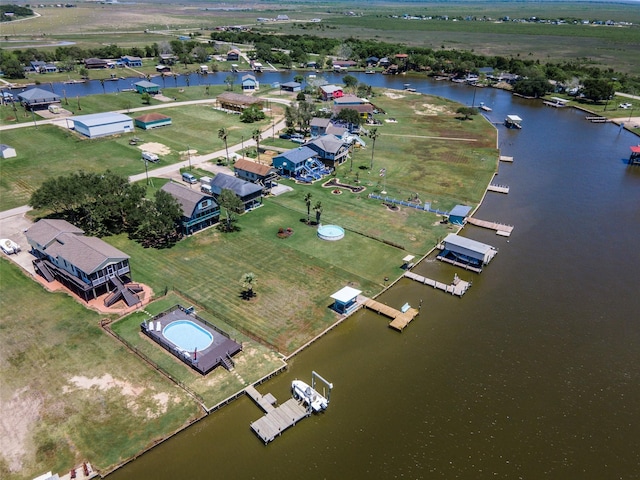 1981 County Road 291, Sargent, TX 77414 - bird's eye view of a large body of water