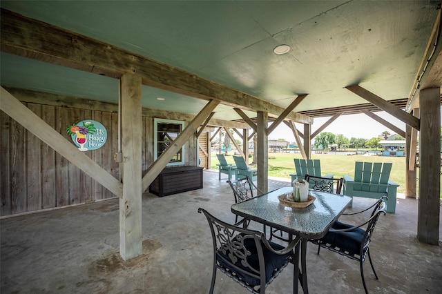 1981 County Road 291, Sargent, TX 77414 - view of patio