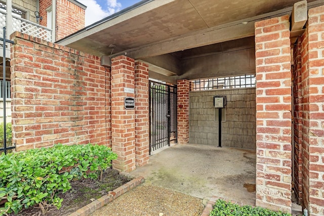 2829 Timmons Ln Unit 174, Houston, TX 77027 - view of exterior entry with brick siding
