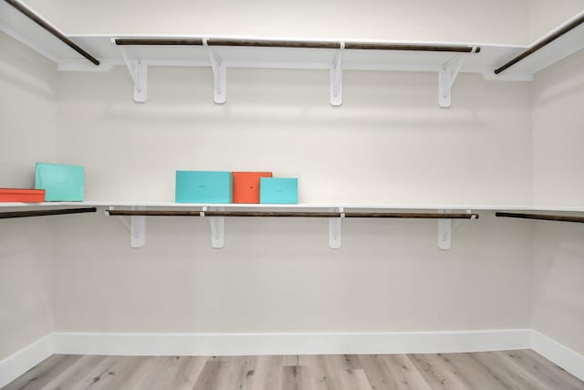 6551 Sealey St, Houston, TX 77091 - walk in closet with light wood-style floors