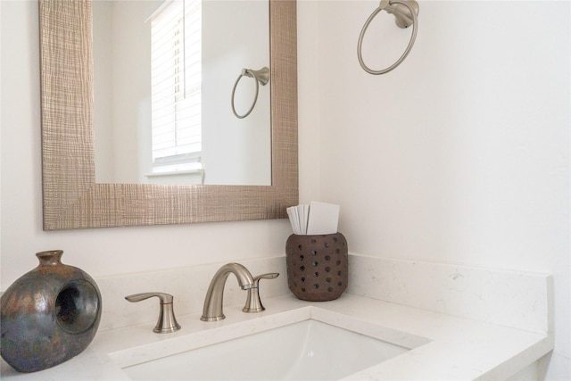 17426 Pinewood Forest Dr, Spring, TX 77379 - bathroom featuring plenty of natural light and vanity